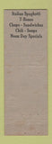 Matchbook Cover - Reel Inn Indianapolis IN