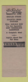 Matchbook Cover - Silver Inn Waterloo IA