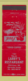 Matchbook Cover - Larry's Restaurant Nevada IA