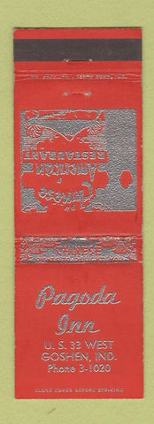 Matchbook Cover - Pagoda Inn Goshen IN