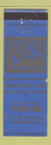 Matchbook Cover - Yankee Inn Hammond IN WEAR