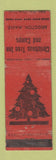 Matchbook Cover - Christmas Tree Inn Camps Bridgton ME WORN