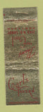 Matchbook Cover - Carl's Tavern Portland ME PRINTING ERROR WEAR