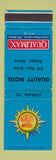 Matchbook Cover - Quality Motel Bangor ME