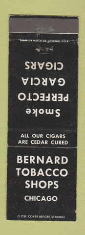 Matchbook Cover - Bernard Tobacco Shops Perfecto Cigars Chicago IL