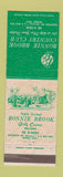Matchbook Cover - Bonnie Brook Country Club Detroit MI