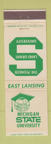 Matchbook Cover - Michigan State University East Lansing MI