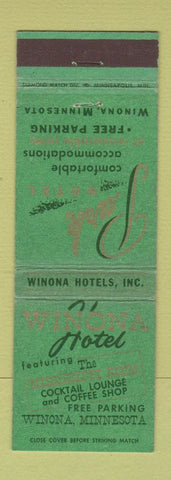 Matchbook Cover - Winona Park Hotel Winona MN