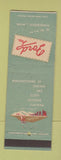 Matchbook Cover - Ford Inc Minneapolis MN Outdoor Clothing