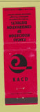 Matchbook Cover - Kansas Association of Conservation Districts