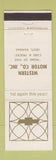 Matchbook Cover - Western Motor Chevrolet Leoti KS