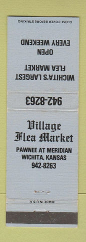 Matchbook Cover - Village Flea Market Wichita KS