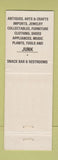 Matchbook Cover - Village Flea Market Wichita KS