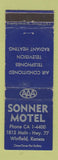 Matchbook Cover - Sonner Motel Winfield KS WORN