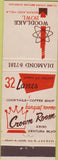 Matchbook Cover - Woodlake Bowling CA made in Japan