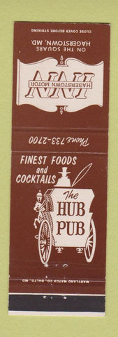Matchbook Cover - Hagerstown Motor Inn MD