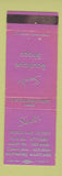 Matchbook Cover - Sardi's Women's Clothes Wigs Baltimore MD WEAR