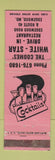 Matchbook Cover - Coomes' White Star Drive In Restaurant Edgewood MD WORN