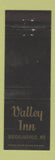 Matchbook Cover - Valley Inn Brooklandville MD WEAR