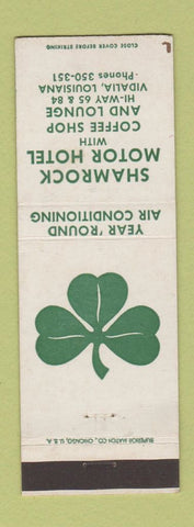 Matchbook Cover - Shamrock Motor Hotel Vidalia LA