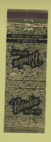 Matchbook Cover - Belvedere Motor Inn Lexington Park MD