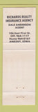 Matchbook Cover - Richards Real Estate Ankeny IA