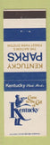Matchbook Cover - Kentucky State Parks Frankfort KY