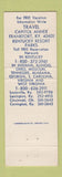 Matchbook Cover - Kentucky State Parks Frankfort KY