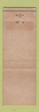 Matchbook Cover - Ben Offutt oil gas equipment Louisville KY WEAR