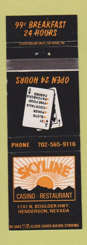 Matchbook Cover - Skyline Casino Restaurant Henderson NV