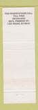 Matchbook Cover - Four Queens Hotel Casino Las Vegas NV