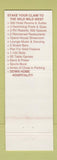 Matchbook Cover - Boomtown Hotel Casino Las Vegas NV
