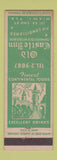 Matchbook Cover - Old Castle Inn Miami FL