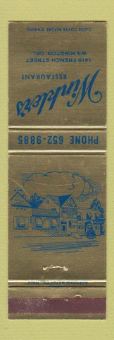 Matchbook Cover - Winkler's Restaurant Wilmington DE