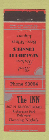Matchbook Cover - The Inn Richardson Park DE Italian