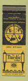 Matchbook Cover - Nordic Lodge Steamboat Springs Colorado