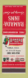 Matchbook Cover - Ramada Inn Pueblo Colorado WEAR