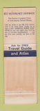 Matchbook Cover - Best Western El Monte Motor Lodge Granby Colorado WEAR