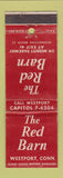 Matchbook Cover - The Red Barn Westport CT DISPLAY
