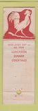 Matchbook Cover - The Red Barn Westport CT DISPLAY