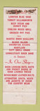 Matchbook Cover - The Country Squire Inn Killingworth CT