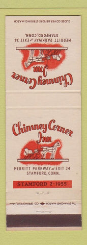 Matchbook Cover - Chimney Corner Inn Stamford CT