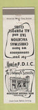 Matchbook Cover - Montpelier National Bank VT