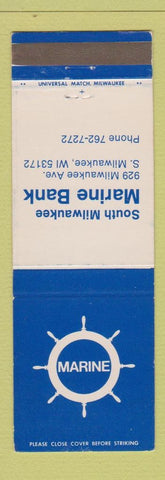 Matchbook Cover - South Milwaukee Marine Bank WI