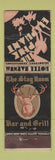 Matchbook Cover - Hotel Barnum Bridgeport CT FEDERAL LONG WORN