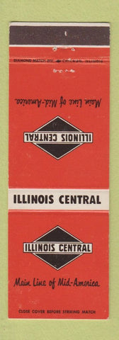 Matchbook Cover - Illinois Central Railroad