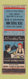 Matchbook Cover - Tick Tock Inn Miami FL WORN