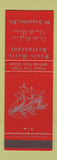Matchbook Cover - Santa Maria Restaurant St Augustine FL RED