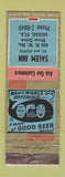 Matchbook Cover - Salem Inn Miami FL WORN #1