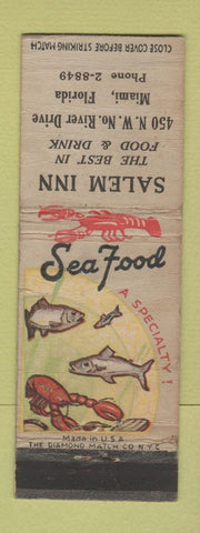 Matchbook Cover - Salem Inn Miami FL WEAR #2
